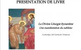 Présentation du livre « La Divine Liturgie byzantine. Une manifestation du sublime » – dimanche 16 janvier à 12h30
