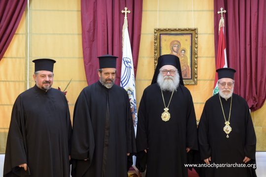 Le patriarche d’Antioche Jean X a reçu une délégation du Patriarcat d’Alexandrie￼