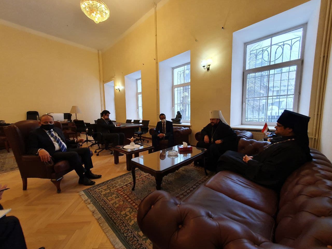 L’exarque d’Afrique du Patriarcat de Moscou a rencontré l’ambassadeur d’Égypte en Russie