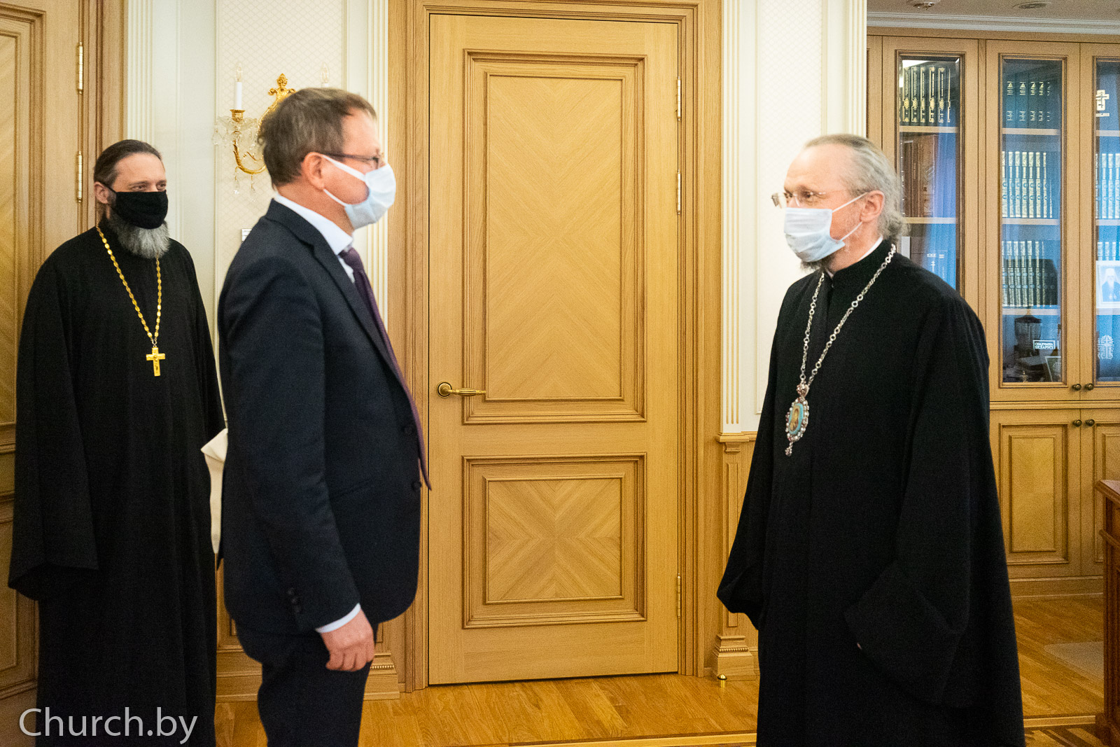 Le métropolite Benjamin, exarque de Biélorussie, a rencontré l’ambassadeur d’Allemagne à Minsk