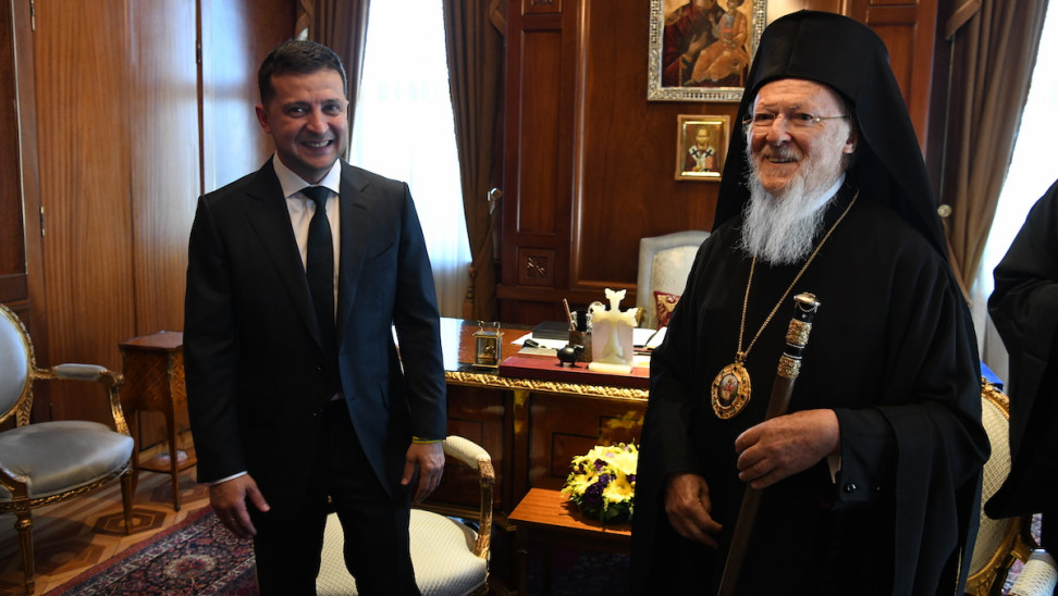 Le président zelensky s’est entretenu au téléphone avec le patriarche bartholomée