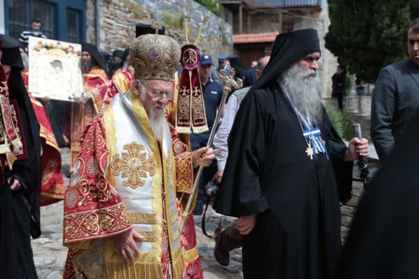 Huitième séjour du patriarche œcuménique Bartholomée sur le Mont Athos