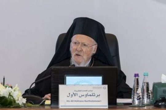 « Il est du devoir de l’Église orthodoxe de servir la cause de la paix » a déclaré le patriarche Bartholomée￼