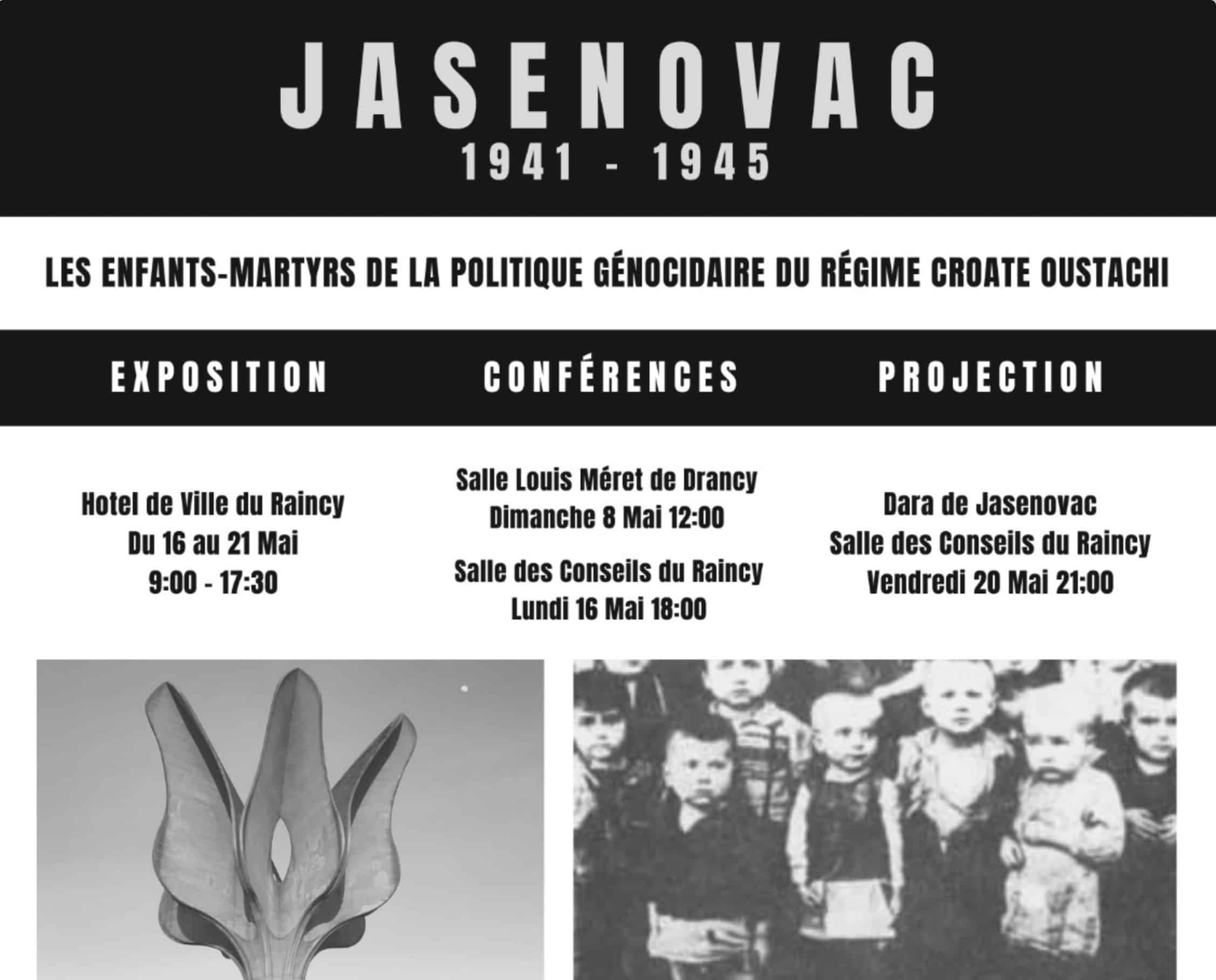 Conférence : « la souffrance des enfants du régime oustachi en croatie de 1941 à 1945 » donnée par mgr jean culibrk, évêque de slavonie le 8 mai à drancy