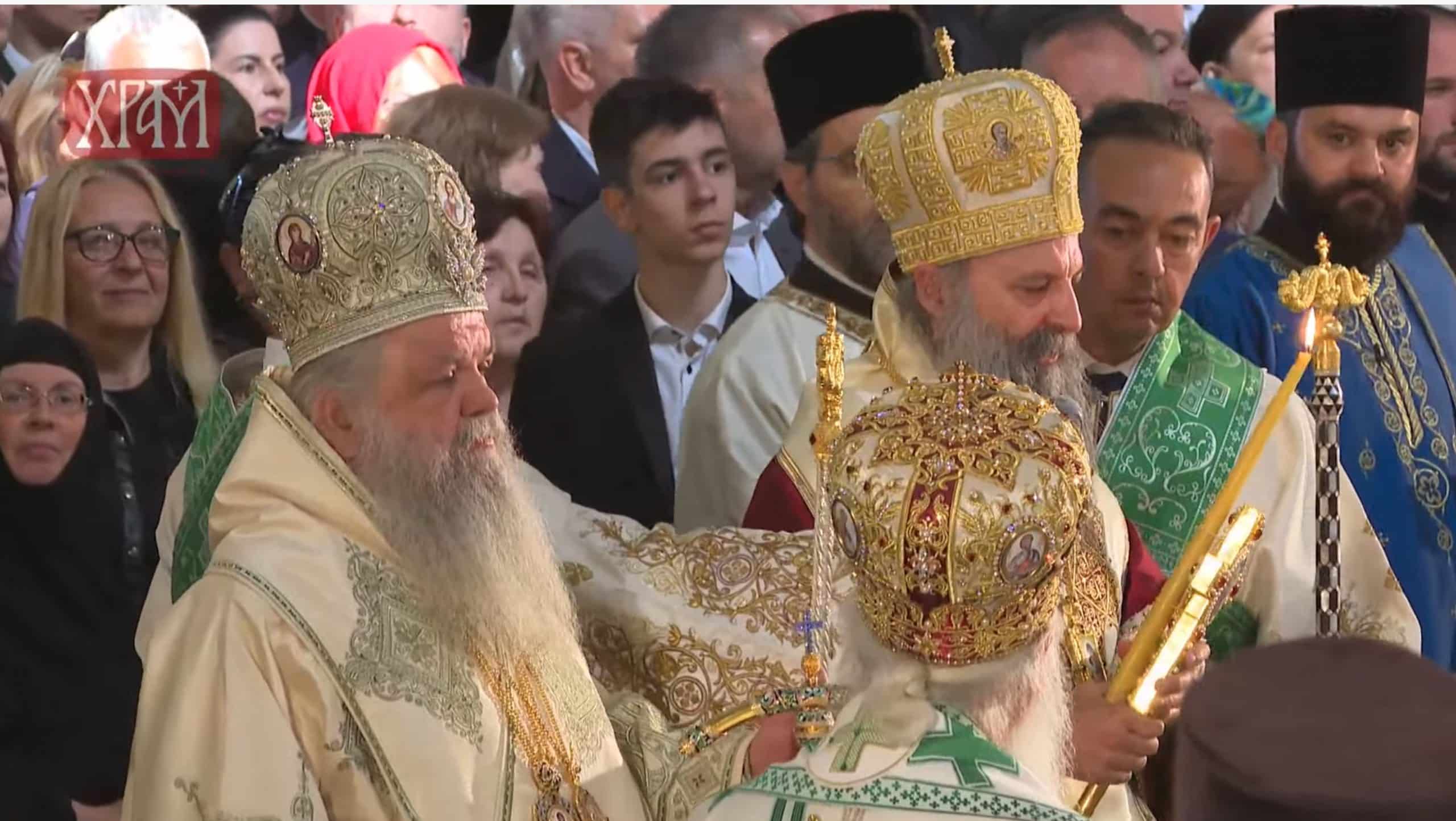 Diffusion en direct de la liturgie de la réconciliation à belgrade