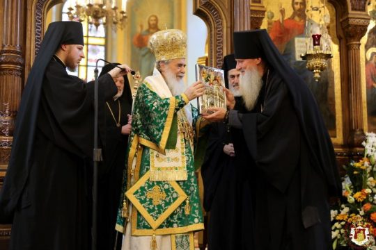 Célébration de la fête du Saint-Esprit à la Mission russe de Jérusalem