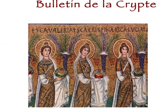 Le « Bulletin de la Crypte », nouvelle série, n°7