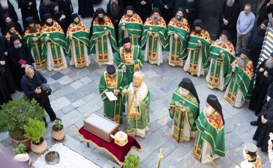 Treize ans après la mort de l’Ancien Joseph de Vatopédi – service commémoratif au saint et grand monastère de Vatopédi 