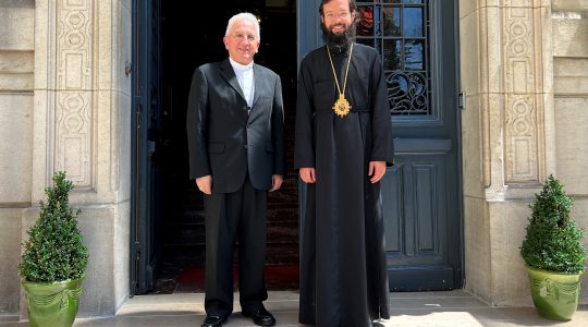 Le métropolite Antoine de Volokolamsk a rencontré le nonce apostolique en France
