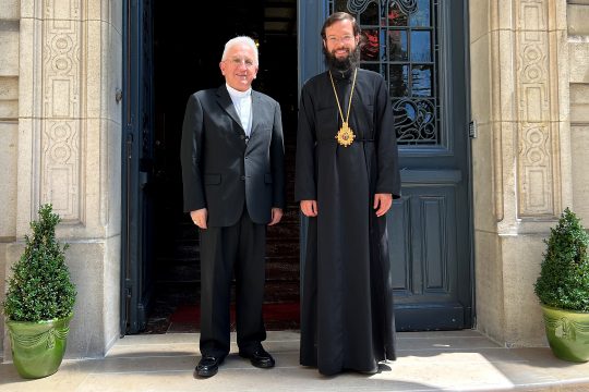 Le métropolite Antoine de Volokolamsk a rencontré le nonce apostolique en France