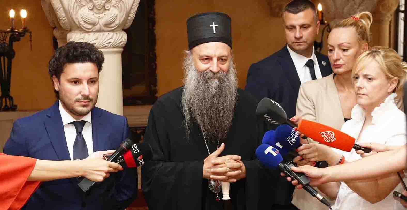 Le patriarche Porphyre a reçu le Premier ministre monténégrin à Belgrade