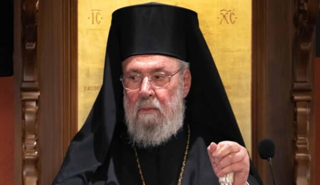 L’archevêque de Chypre Chrysostome II est en Israël pour des examens médicaux