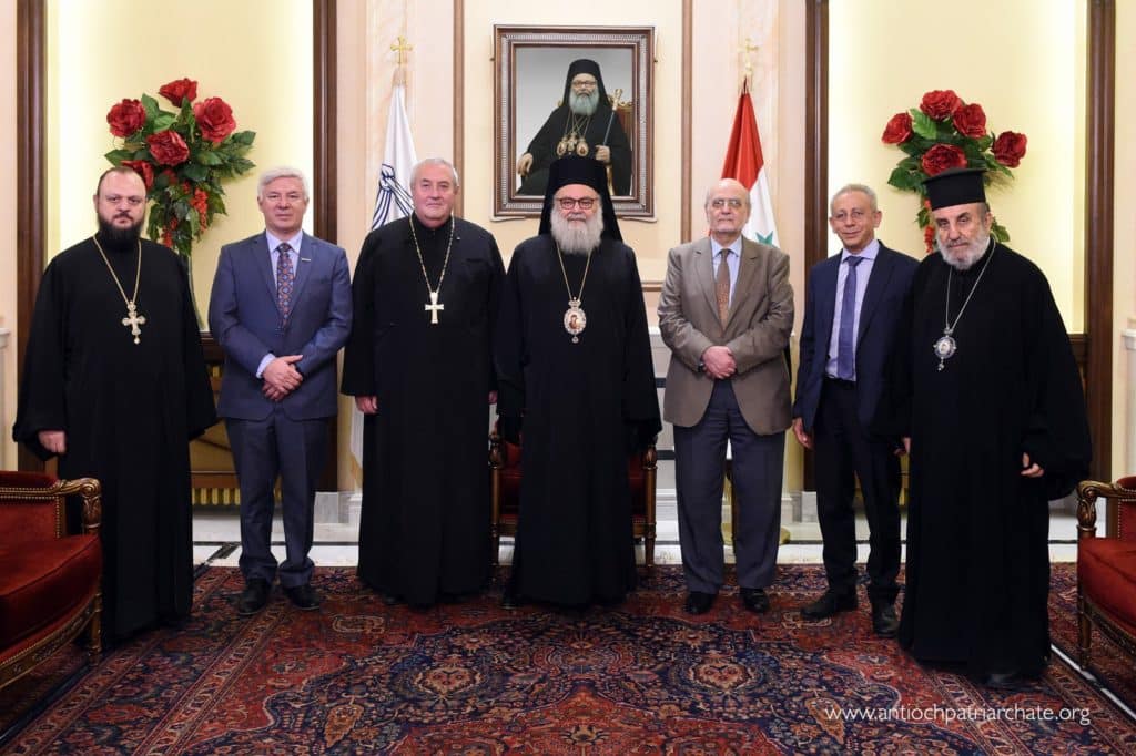 Le patriarche d’Antioche a reçu une délégation du Conseil œcuménique des Églises￼