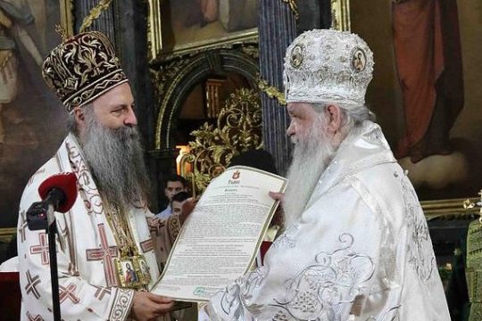 Le patriarche de Moscou Cyrille a envoyé une lettre à l’archevêque d’Ohrid et de Macédoine Stéphane