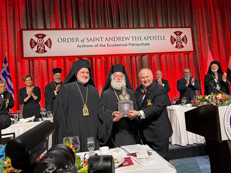 Le patriarche d’Alexandrie Théodore II a reçu le « Prix Athénagoras des droits de l’homme » à Manhattan