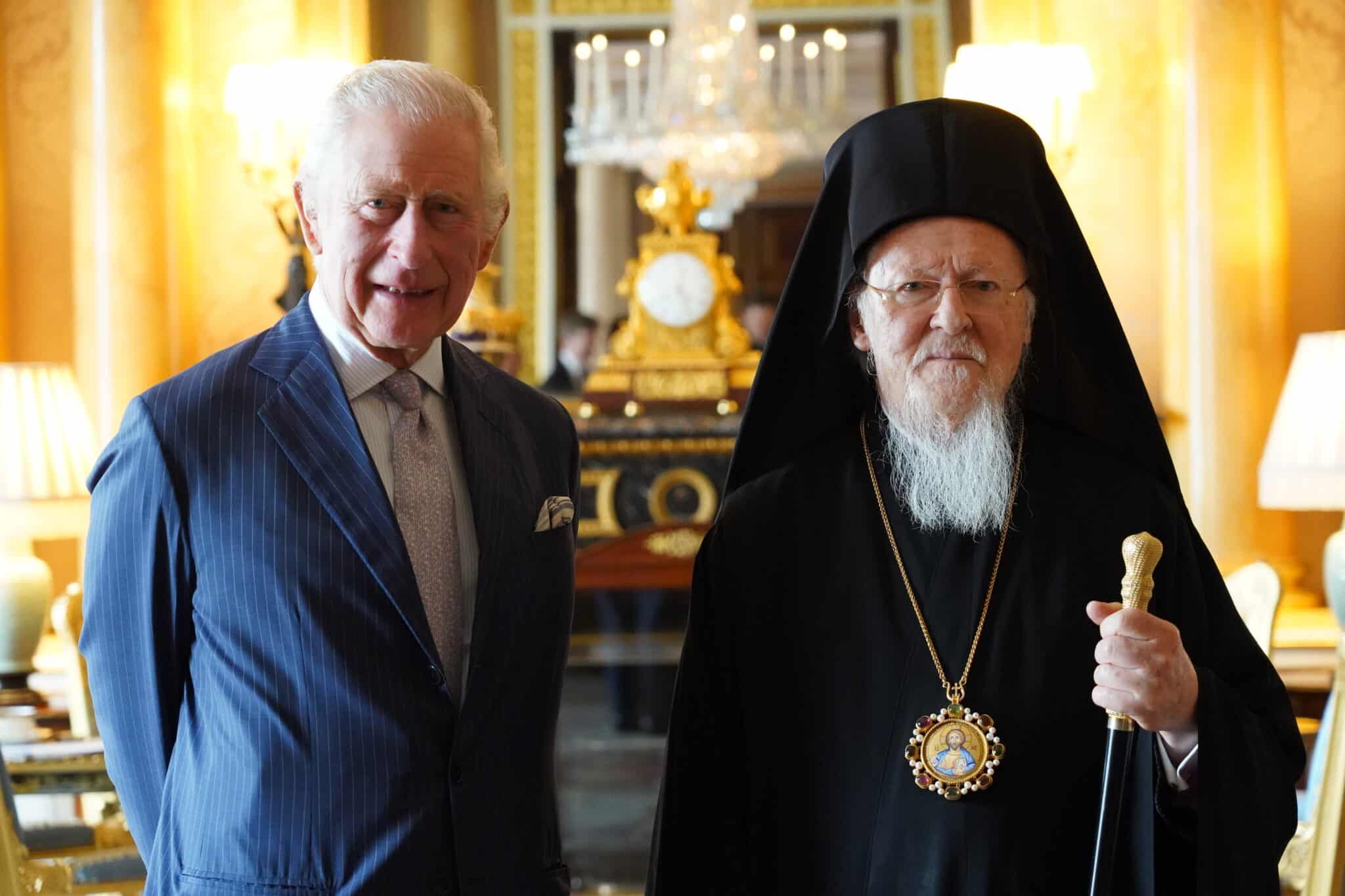 Le patriarche œcuménique rencontre sa majesté le roi charles iii du royaume-uni