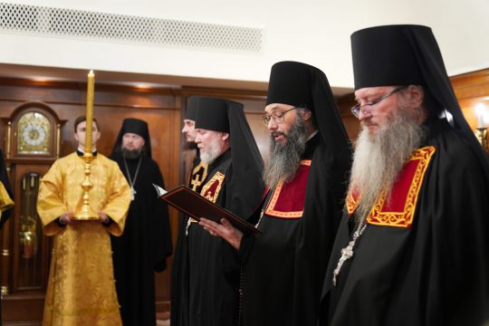 Sacre épiscopal de l’archimandrite Pierre (Pruteanu) vicaire d’Europe occidentale de l’Exarque du Patriarche de Moscou
