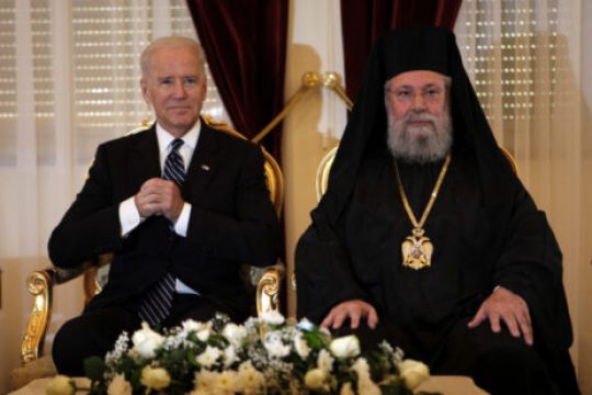 Condoléances de Joe Biden à la suite du décès de l’archevêque Chrysostome II