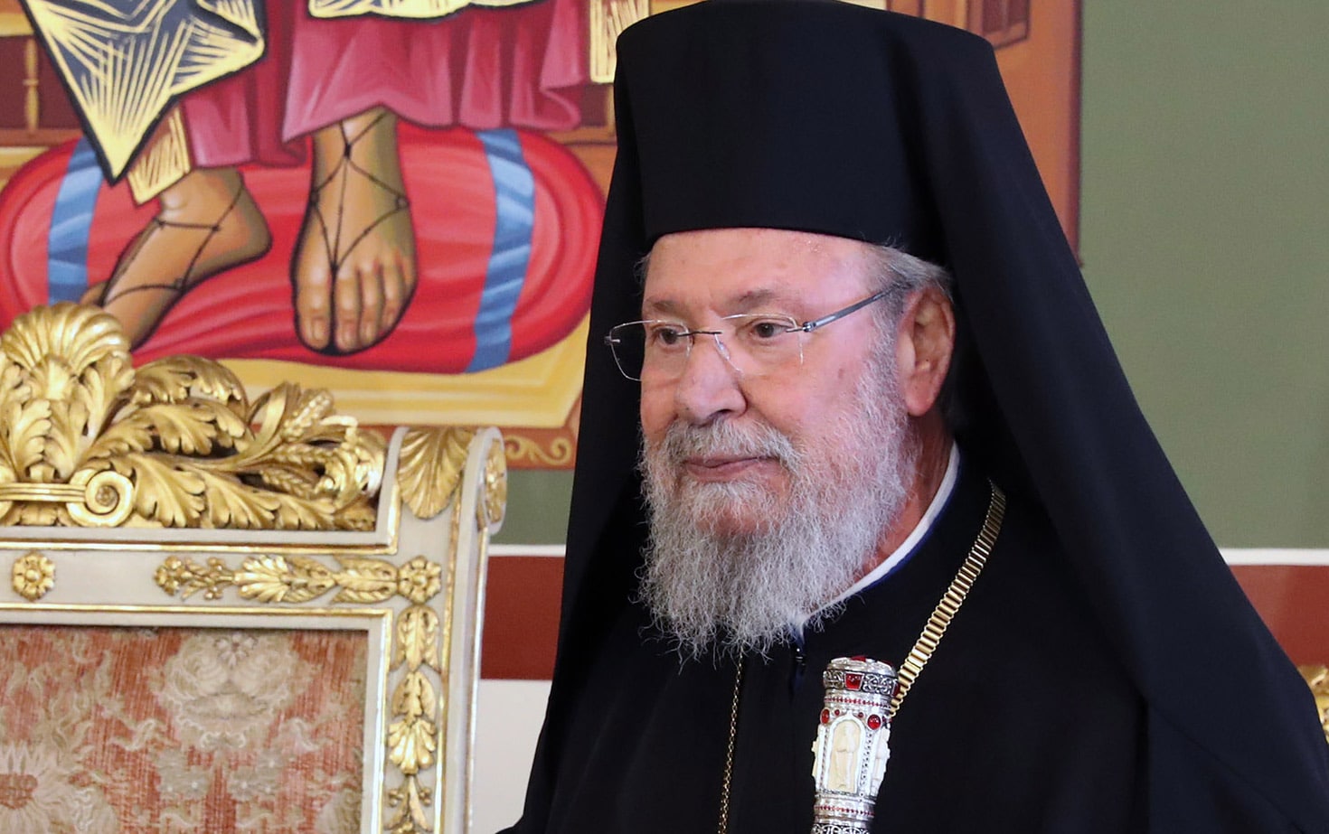 ￼L’archevêque Chrysostome II de Chypre est décédé aujourd’hui, lundi matin 7 novembre, à l’âge de 81 ans