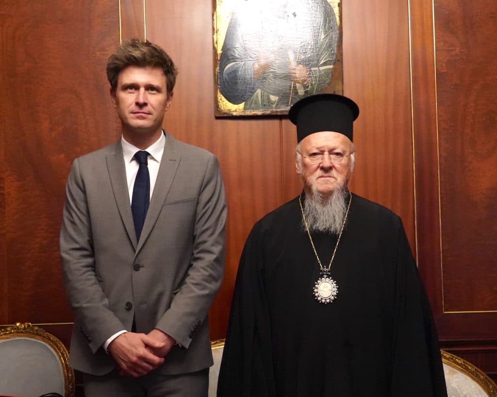 Le patriarche Bartholomée a reçu le nouveau consul général de Belgique