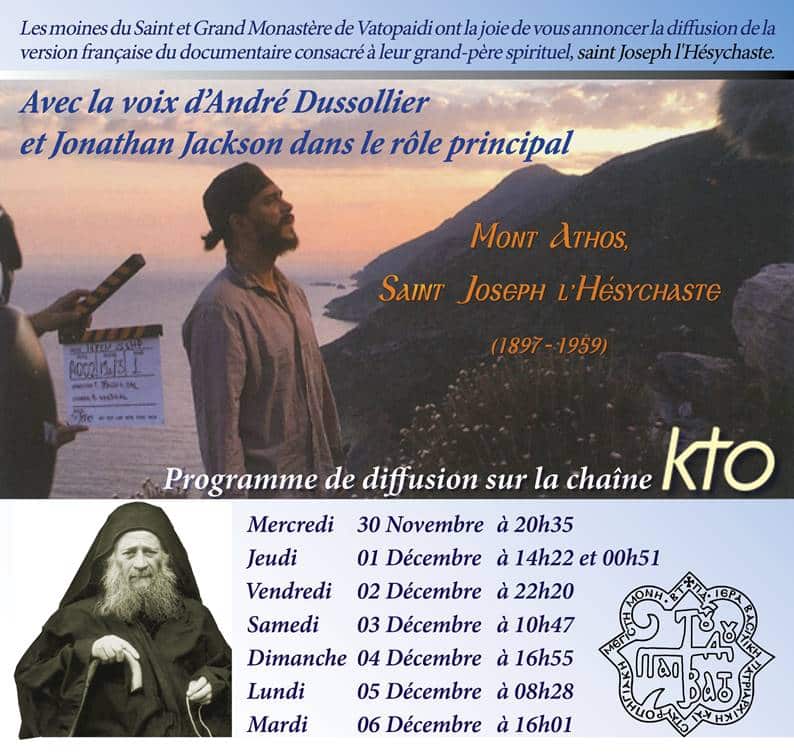 Bande-annonce du documentaire « mont athos, saint joseph l’hésychaste » sur kto du 30 novembre au 6 décembre 2022