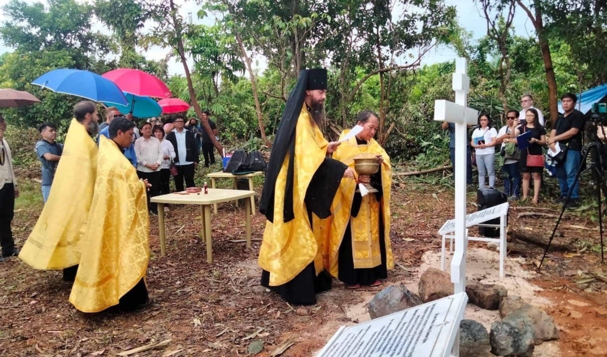 La première pierre d’une église dédiée à saint Jean de Changhaï a été posée aux Philippines