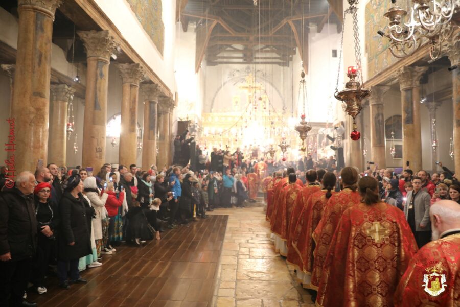 La célébration de la Nativité au Patriarcat de Jérusalem (vidéo)