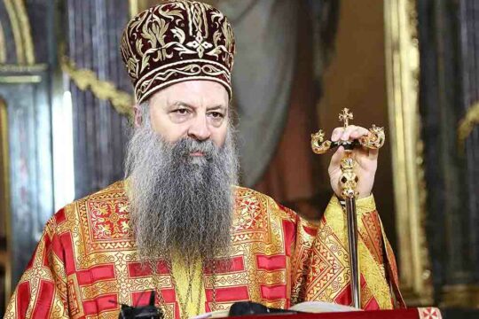 Le patriarche Porphyre de Serbie visite les États-Unis du 24 janvier au 5 février 2023.