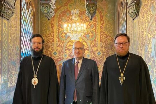 Le métropolite de Volokolamsk Antoine a rencontré l’ambassadeur de France à Moscou