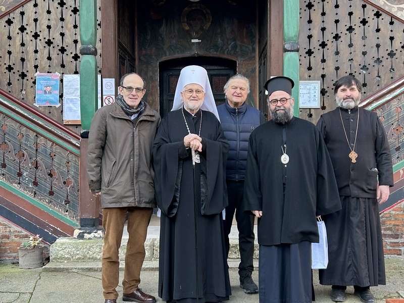 Visite de mgr dimitrios, président de l’aeof à l’institut saint-serge