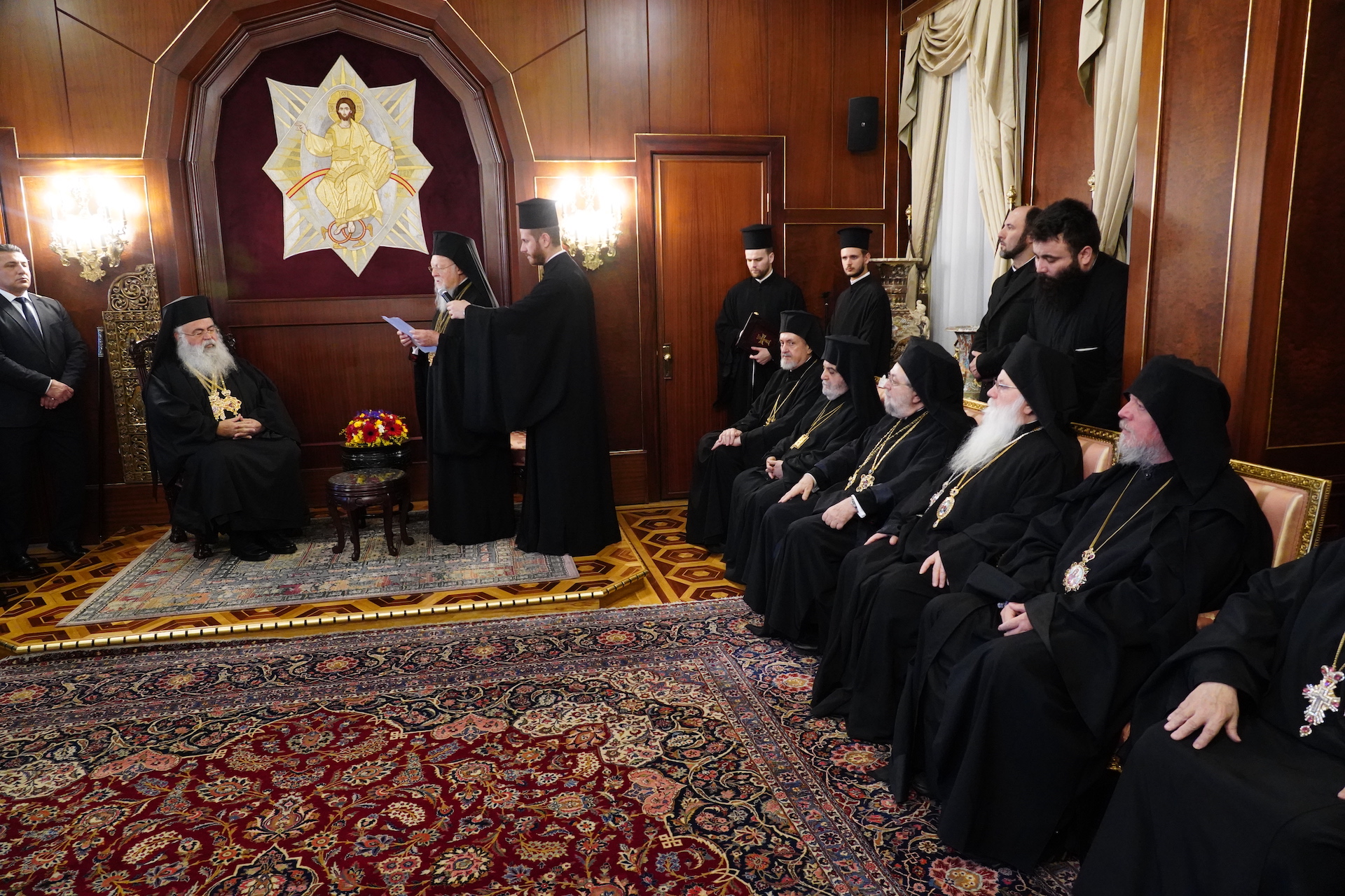 Le phanar accueille le nouvel archevêque de chypre georges