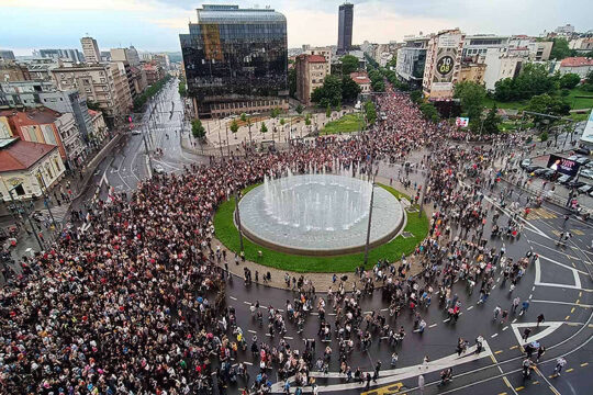 100 000 personnes ont participé à la procession de l’Ascension à Belgrade