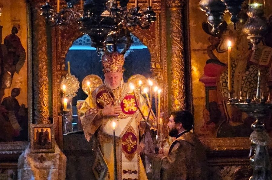 L'archevêque Élpidophore d'amérique a visité le sinaï