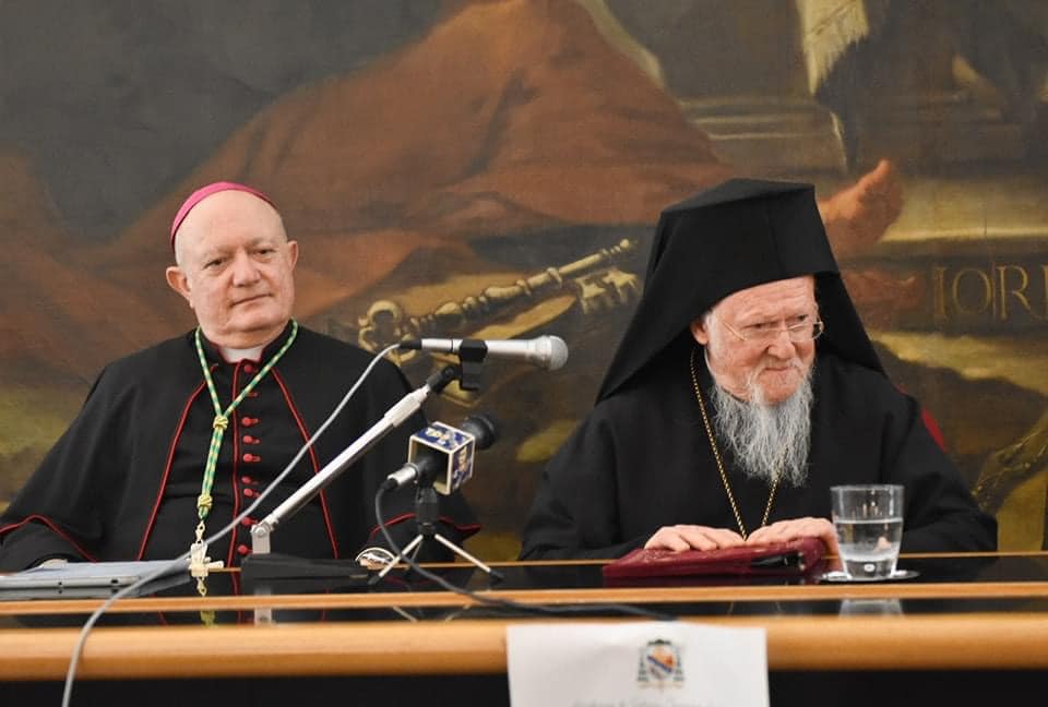 Le patriarche œcuménique a prononcé un discours sur l'écologie et la paix à salerne