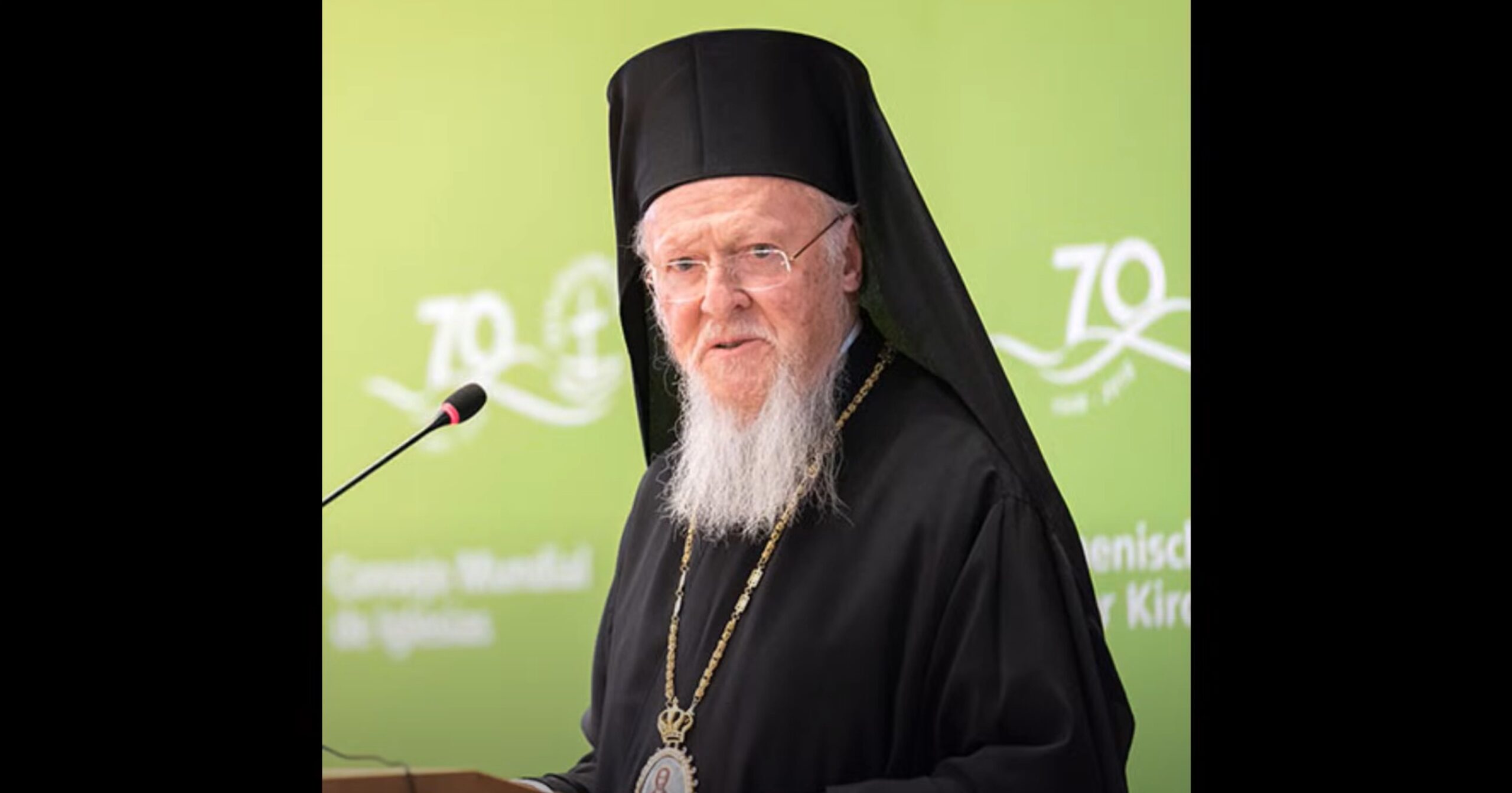 Le discours du patriarche bartholomée prononcé à l'assemblée générale de la kek à talinn