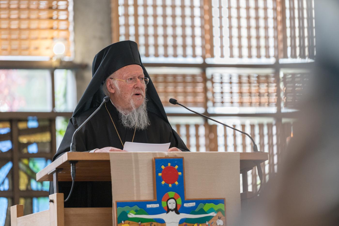 Homélie du patriarche Bartholomée  pour la prière d’ouverture du Comité central du COE