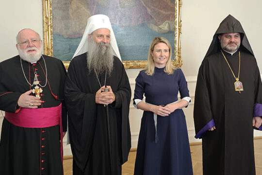 Le patriarche de Serbie s’est entretenu avec la ministre Susanne Raab au sujet des droits des orthodoxes serbes en Autriche