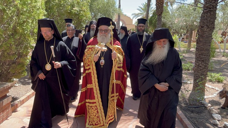 Le patriarche d’Antioche Jean X a rendu visite au monastère Saint-Antoine, dans l’Arizona