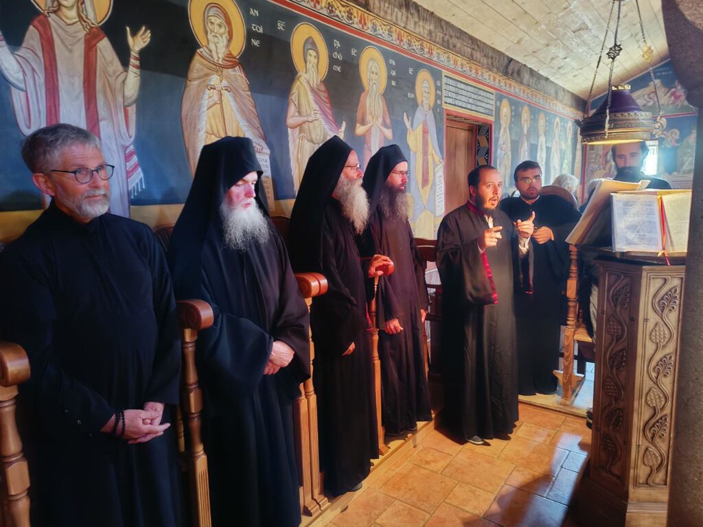 Visite de mgr dimitrios au monastère de la dormition de la mère de dieu (la faurie)