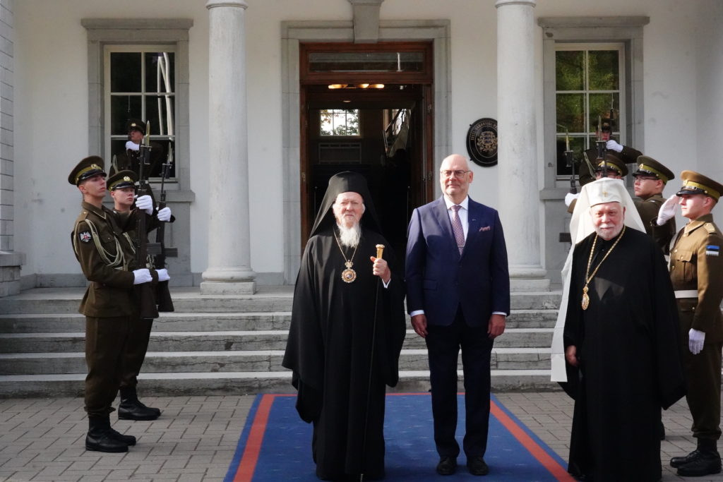 Le patriarche Bartholomée a rencontré le président estonien