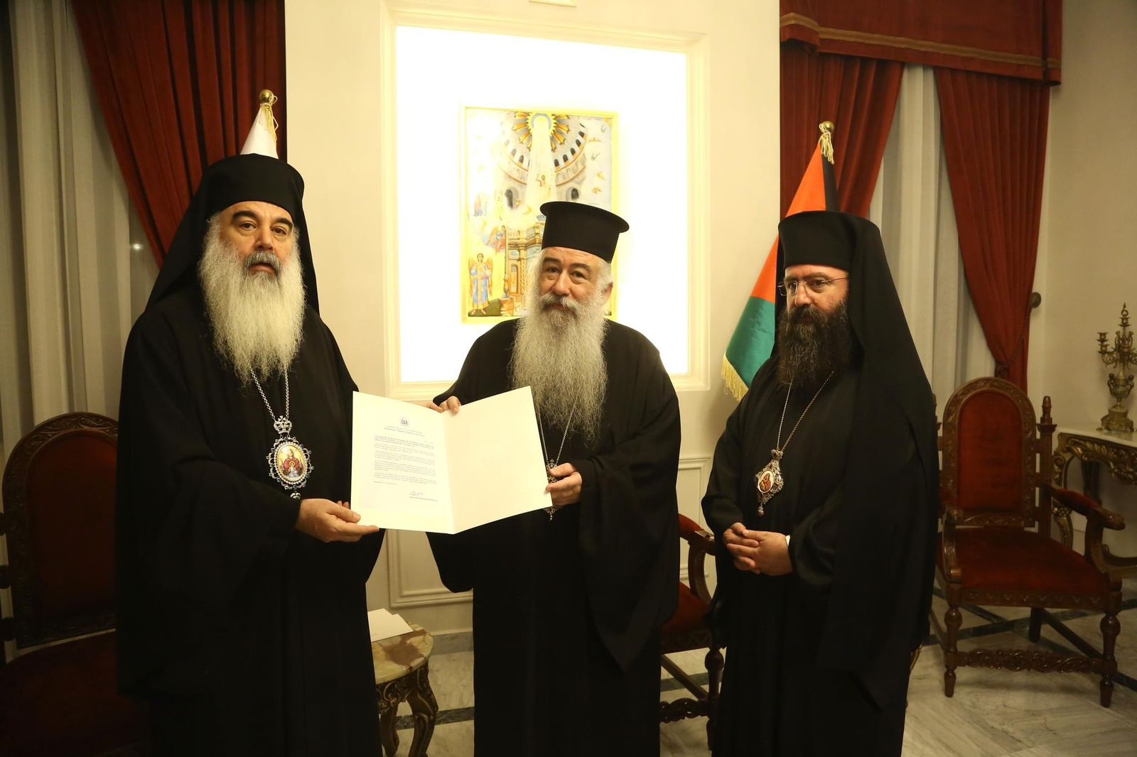 Les relations ecclésiastiques rétablies entre les patriarches d’Antioche et de Jérusalem
