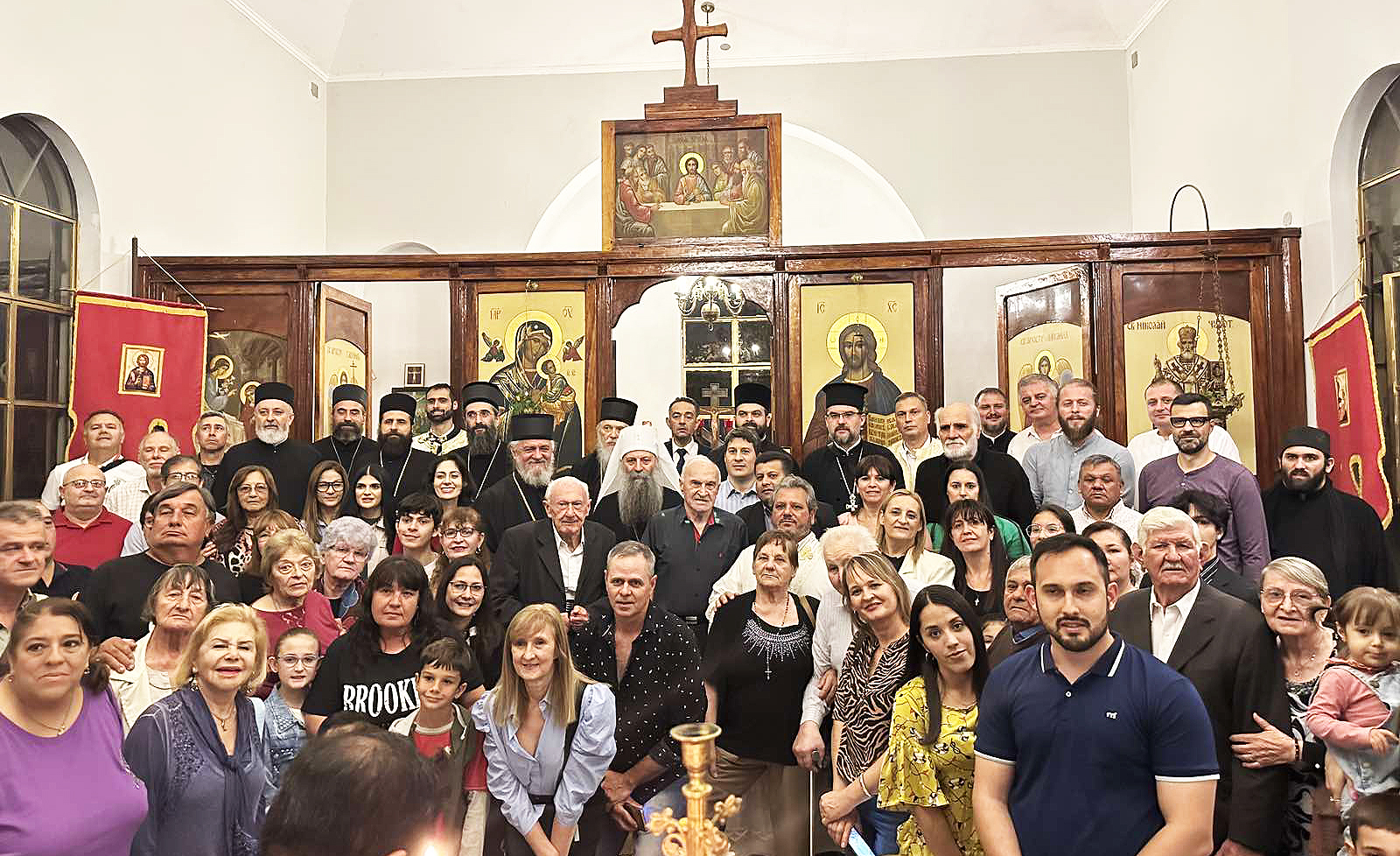 Visite pastorale du patriarche Porphyre de Serbie en Argentine