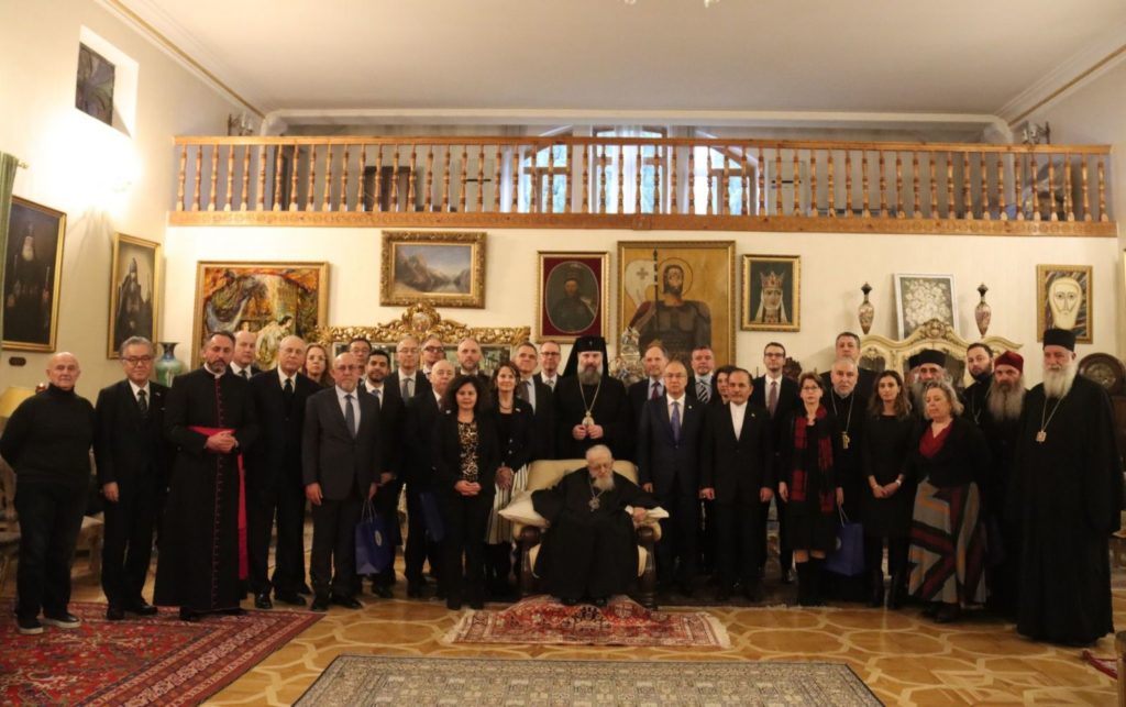 Le patriarche Élie a rencontré les ambassadeurs accrédités en Géorgie