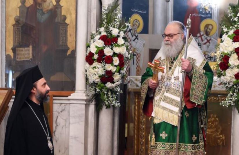 Intronisation du nouveau métropolite de Homs en la cathédrale des Quarante Martyrs