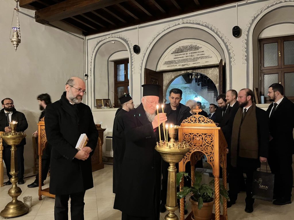 L’arrivée du patriarche œcuménique à Antalya