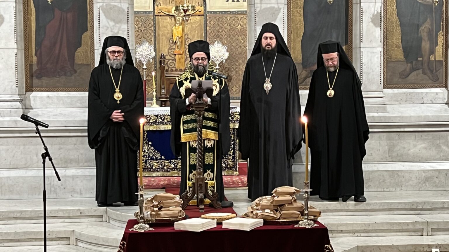 Vidéo de la cérémonie des vœux de l’Assemblée des évêques orthodoxes de France (AEOF) aux