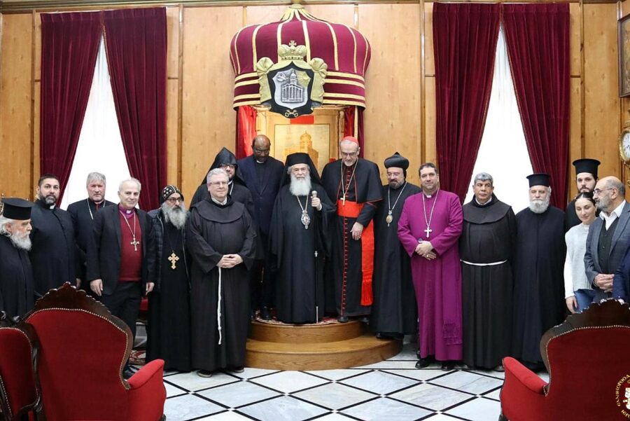 Visite du secrétaire général Conseil œcuménique des Églises au Patriarcat de Jérusalem