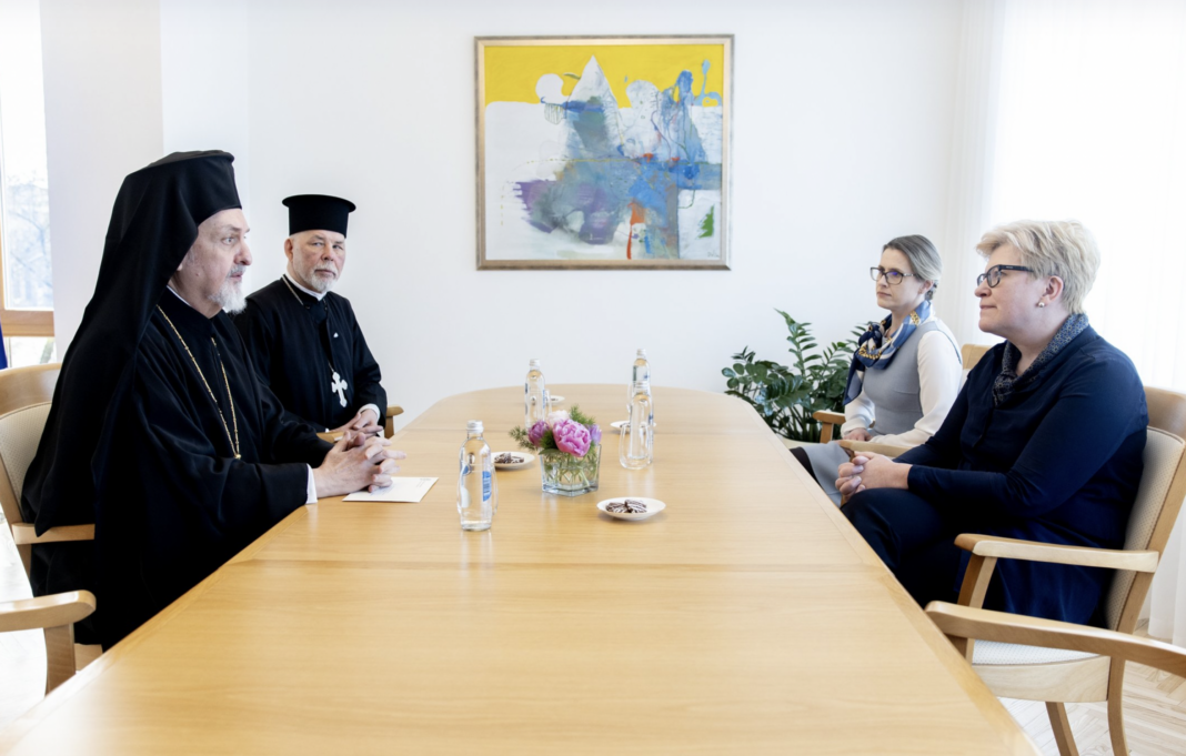 Le métropolite Emmanuel de Chalcédoine a présenté l’exarque du Patriarcat œcuménique aux autorités lituaniennes