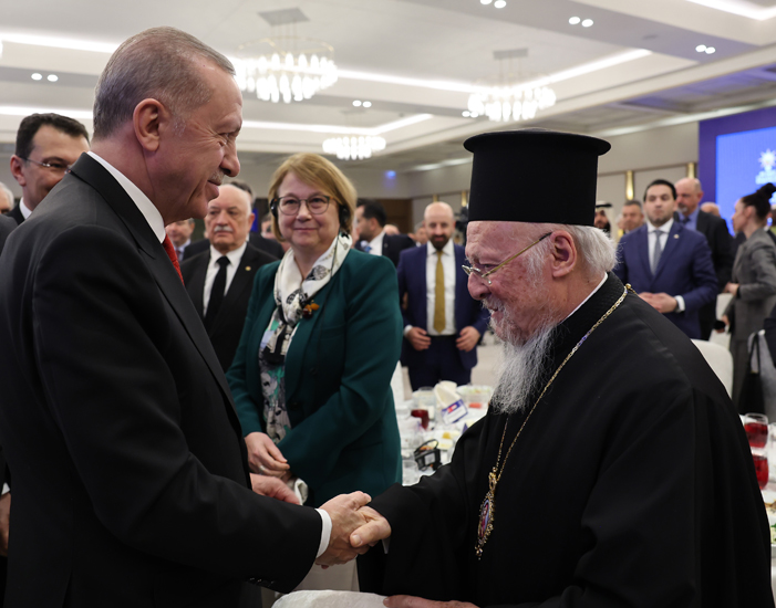 Le patriarche Bartholomée a rencontré le président Erdoğan à Ankara