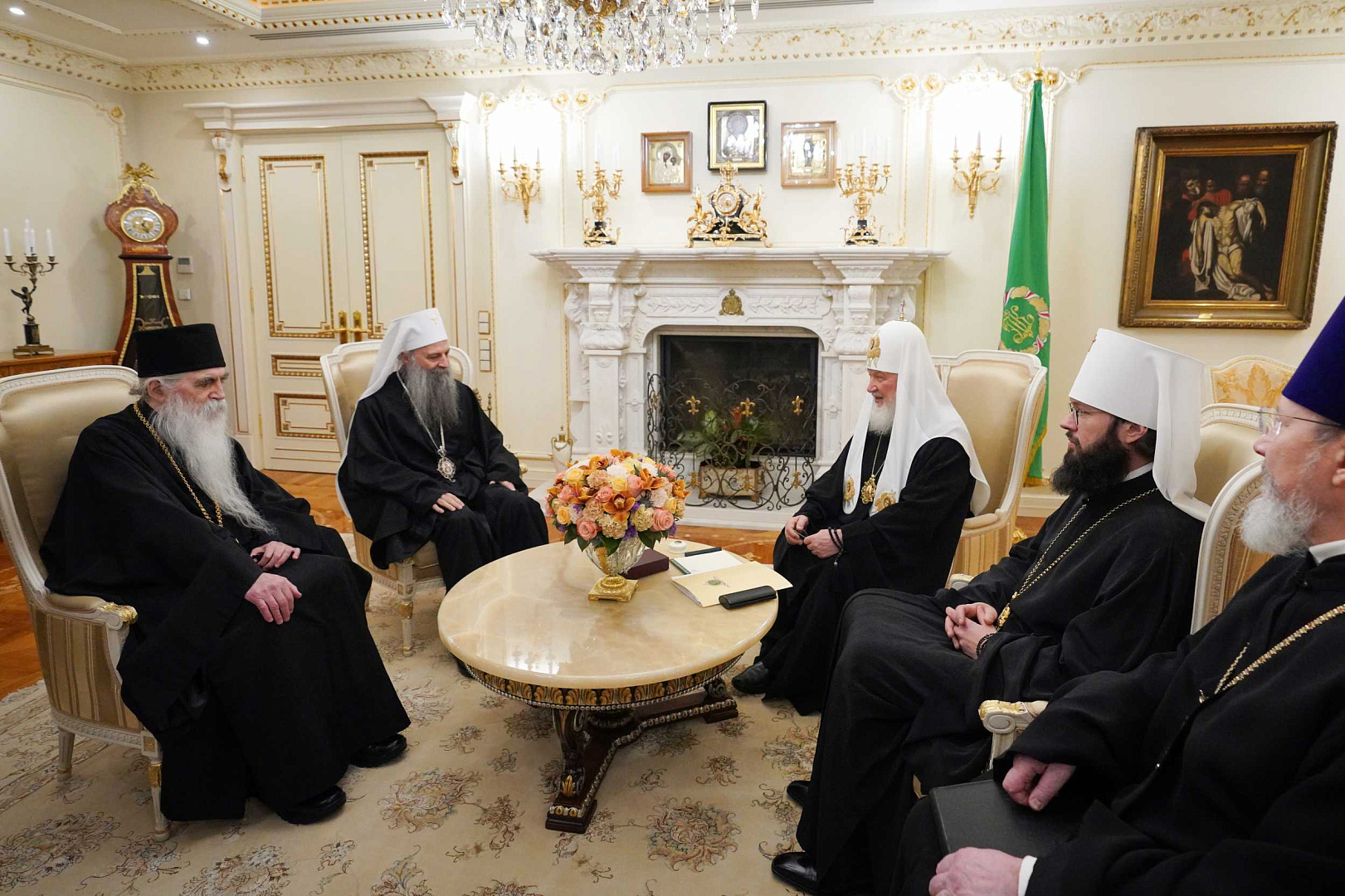 Le patriarche Cyrille a rencontré le primat de l’Église orthodoxe serbe